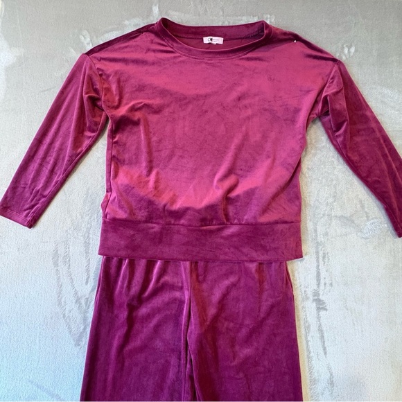 Velour 90s Sport Athletic Running Walking Tracksuit Sz M - Picture 2 of 12